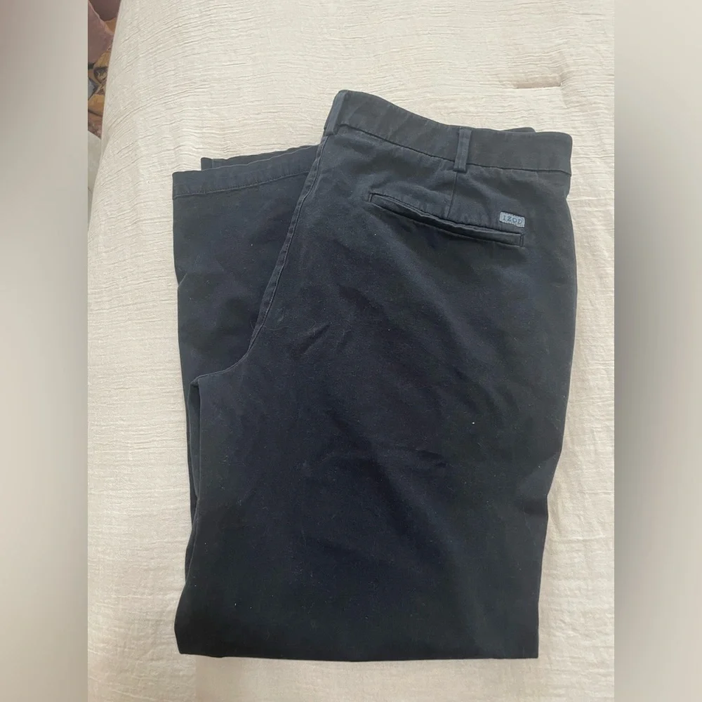 Izod Men's Black Pants! - Picture 2 of 3
